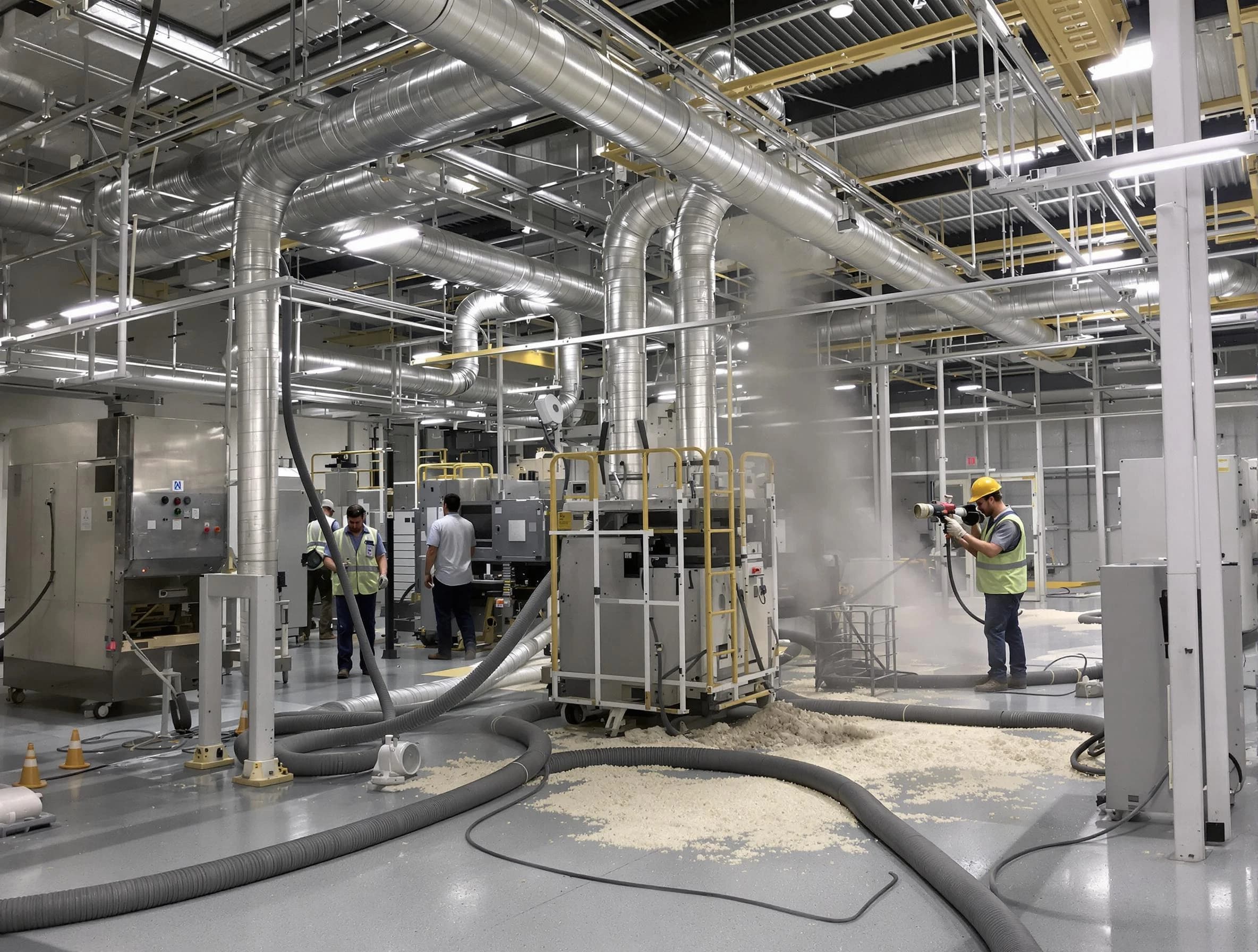 Heavy-duty industrial duct cleaning by Shrewsbury Air Duct Cleaning in Shrewsbury