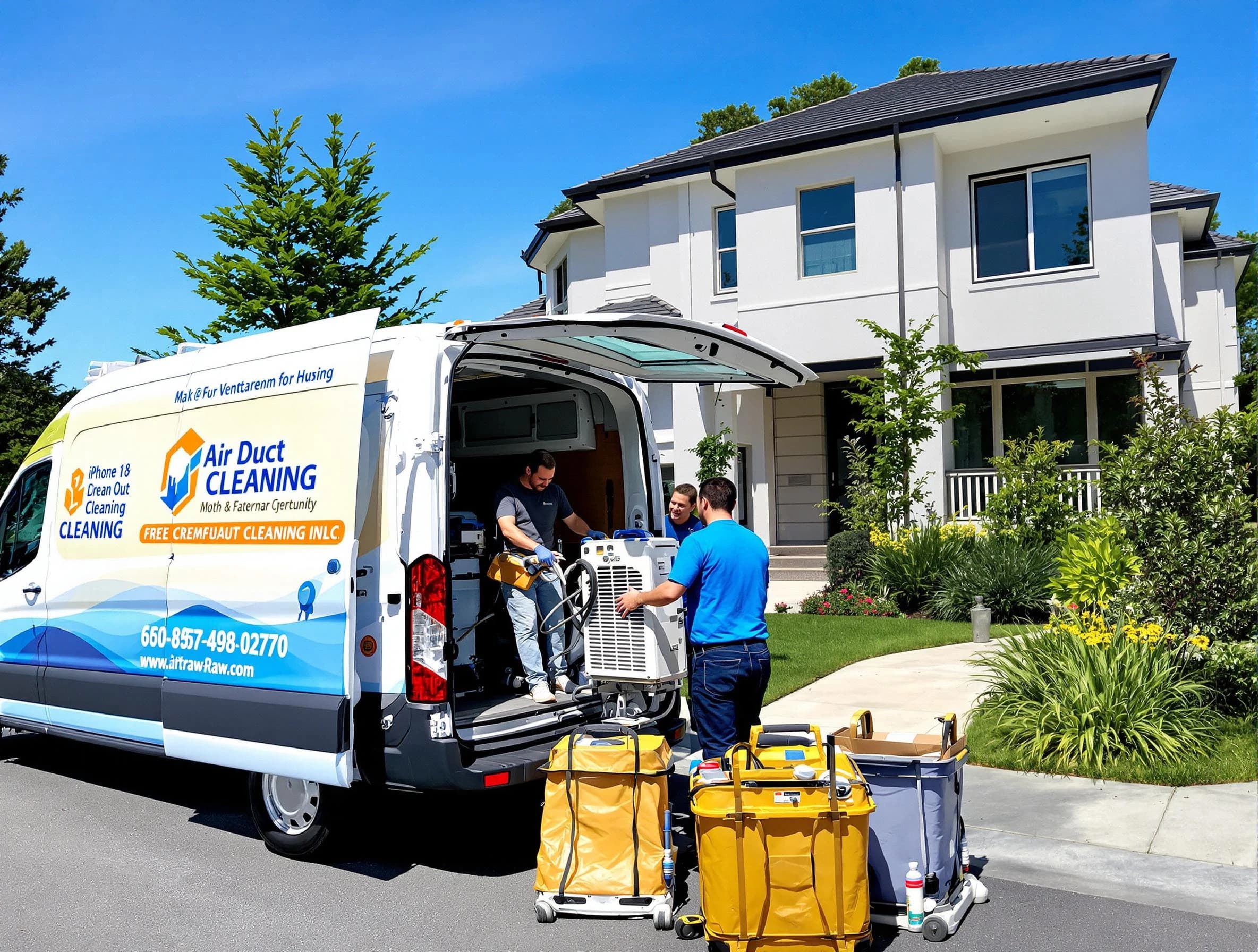 Shrewsbury Air Duct Cleaning technician performing professional air duct cleaning in Shrewsbury