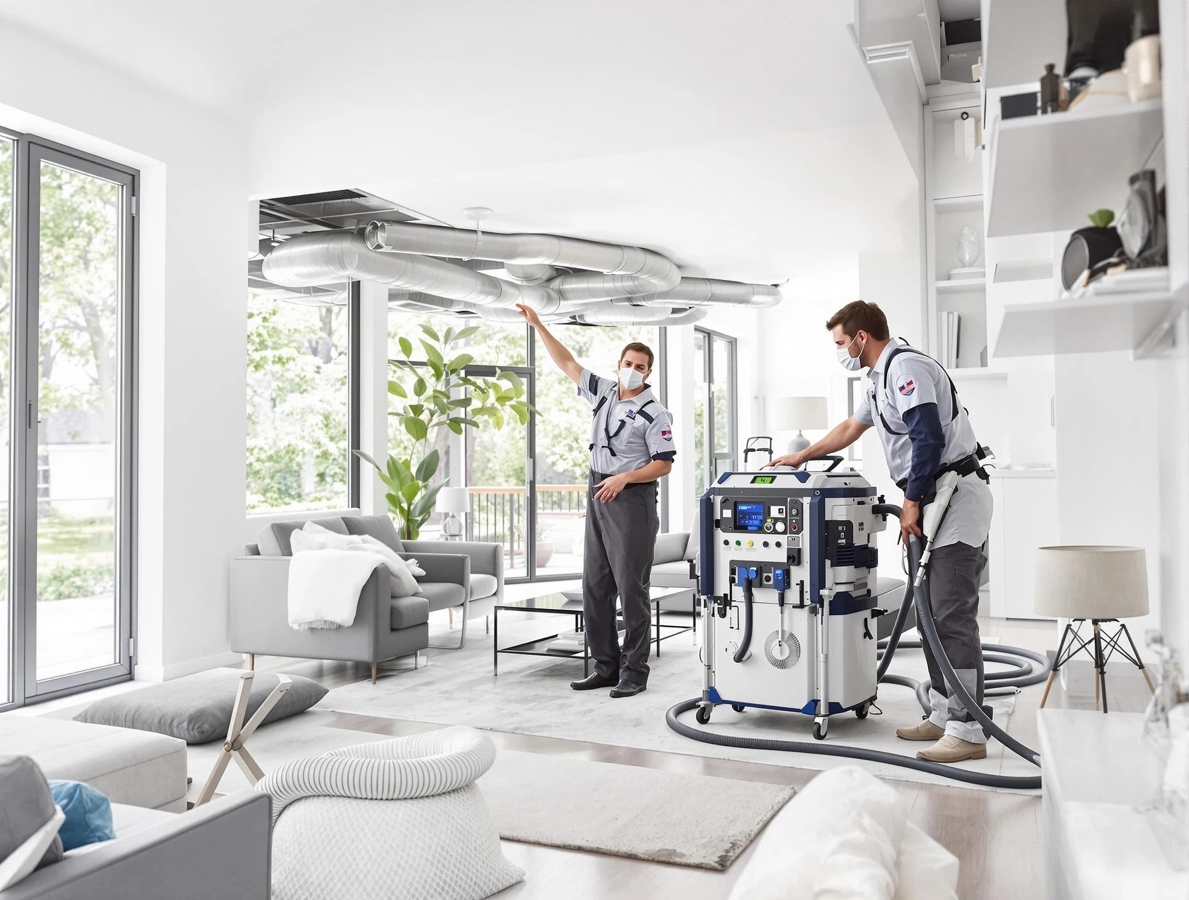 Shrewsbury Air Duct Cleaning professional conducting pure air duct cleaning with state-of-the-art equipment in Shrewsbury