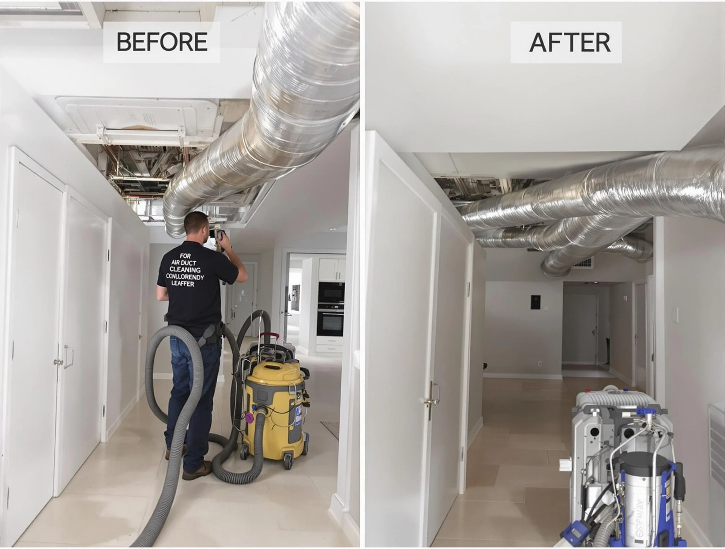 Shrewsbury Air Duct Cleaning professional performing thorough air duct cleaning in Shrewsbury
