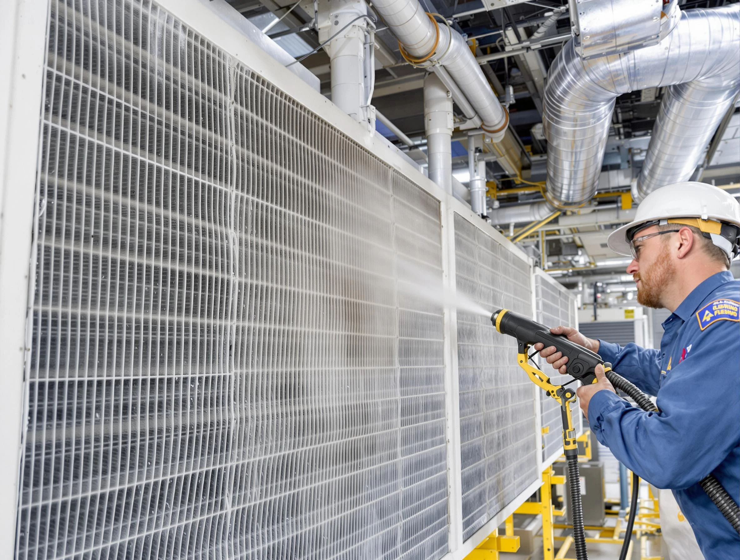 Professional commercial coil cleaning by Shrewsbury Air Duct Cleaning in Shrewsbury