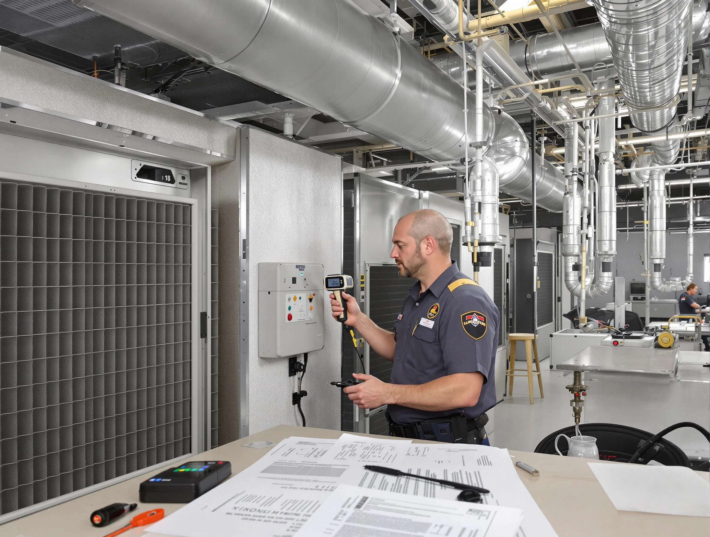 Professional filter system inspection by Shrewsbury Air Duct Cleaning in Shrewsbury